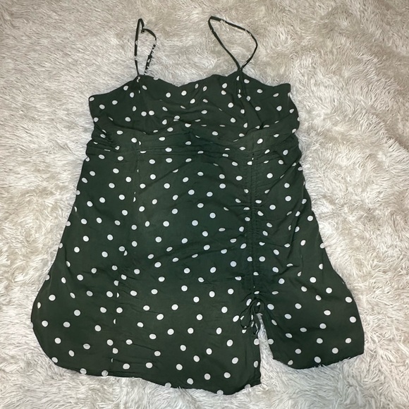 Aeropostale Green polka dot dress - Picture 2 of 10
